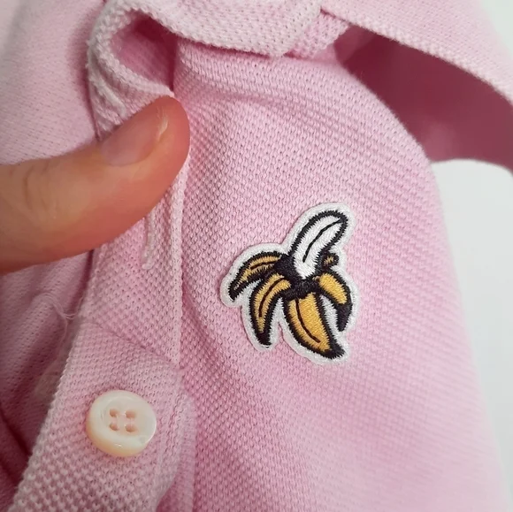 DSQUARED2 Pink Banana Polo S